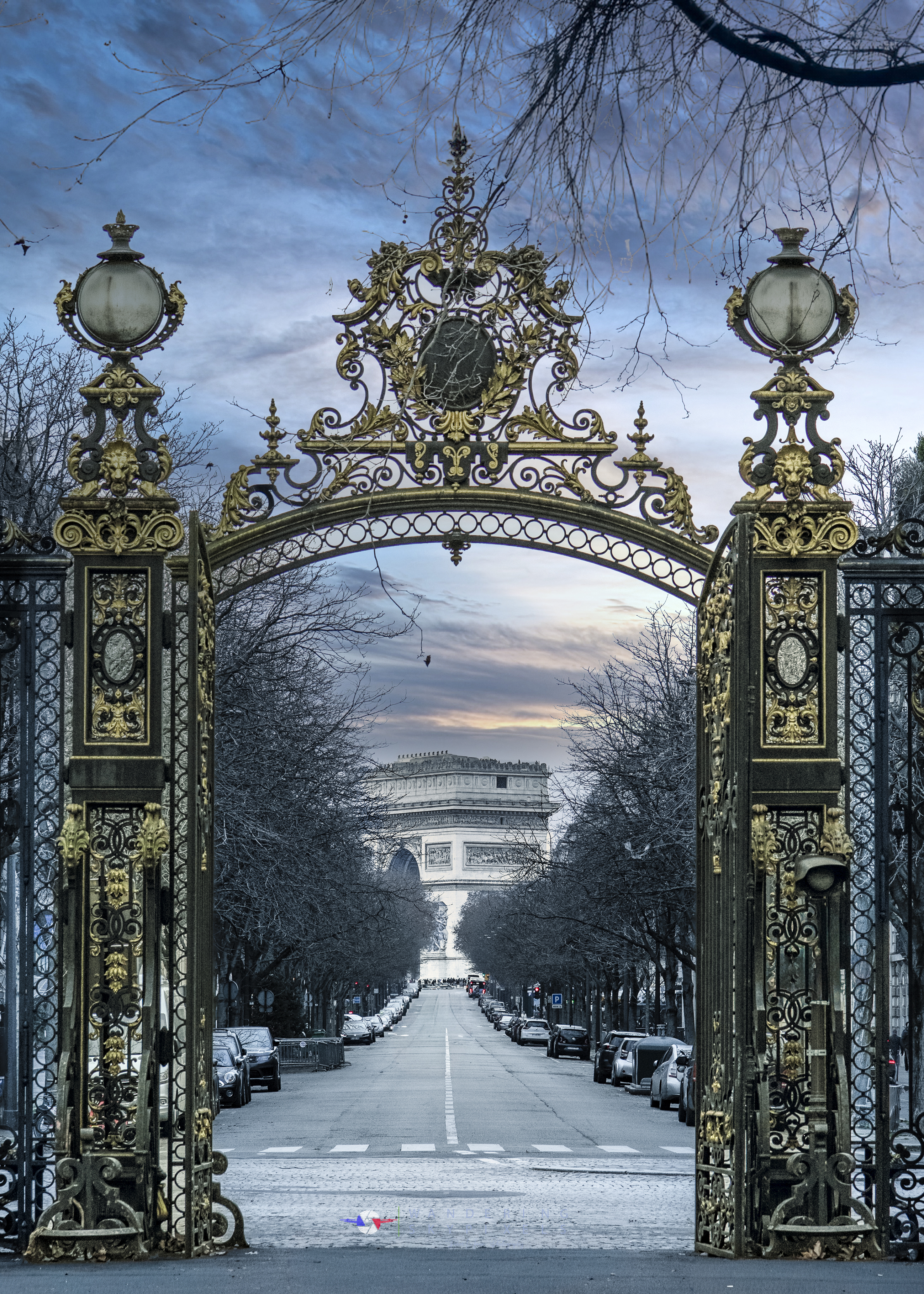 Arc de Triomphe - Dramatic Sky